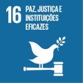 Logo ODS 16 Paz, justiça, e instituições eficazes