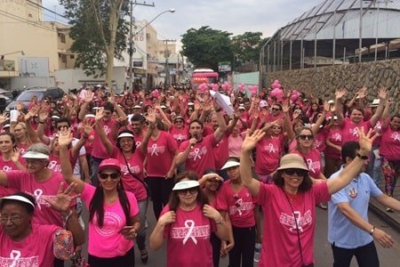 A animação dos participantes