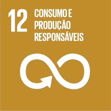 Logo ODS 12 Consumo e produção responsáveis